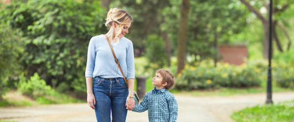 mother and son