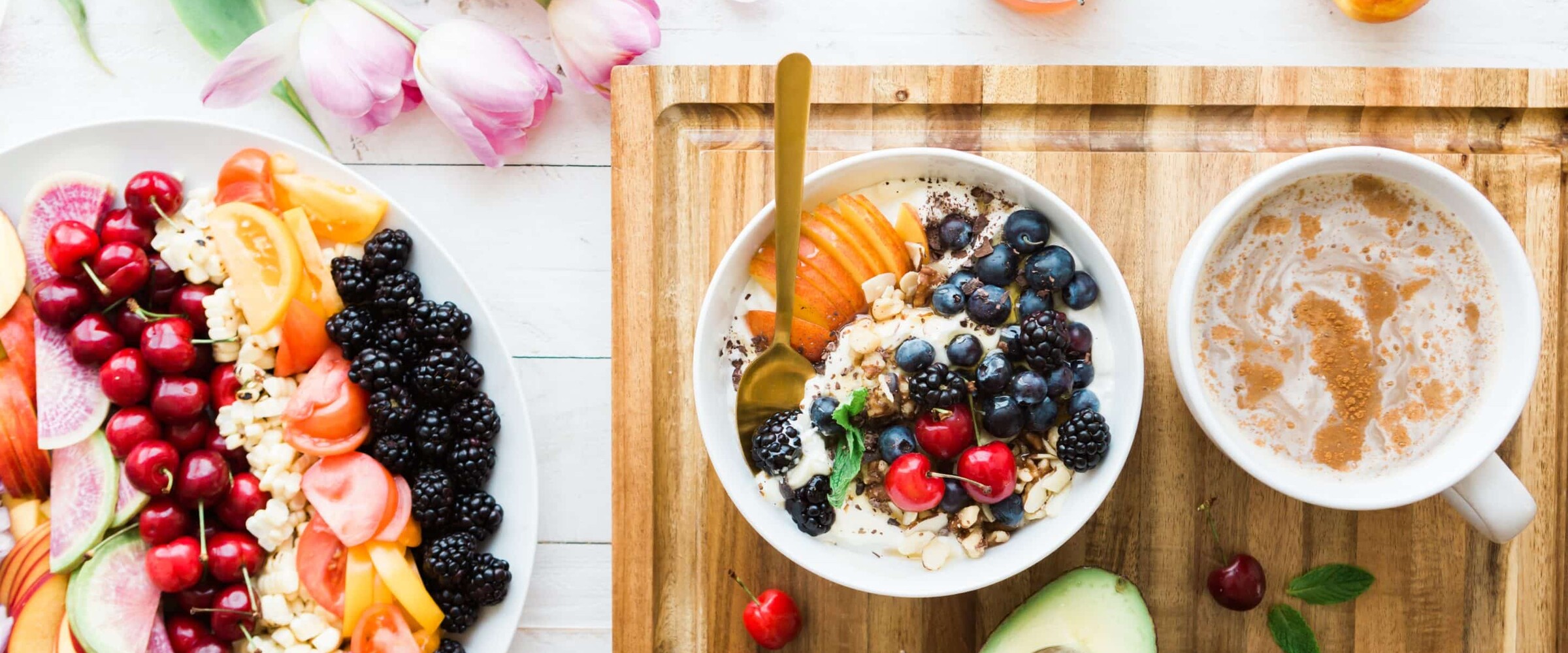 A healthy platter of fruit